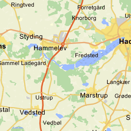 Krak Kort Haderslev Allegade Haderslev kort på Krak Krak Kort Haderslev