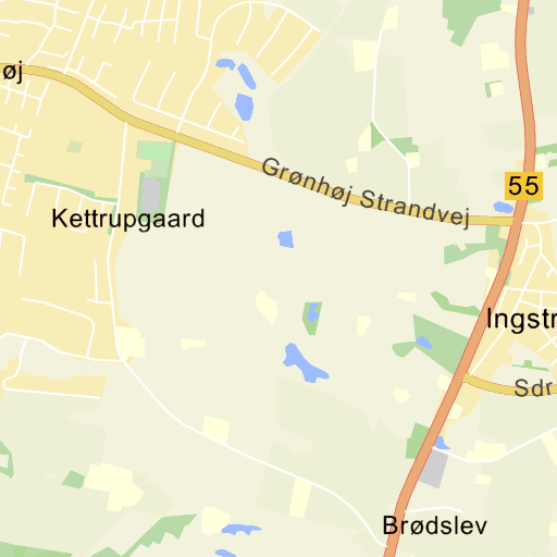 Kort Over GrøNhøJ Løkken Grønhøj Strandvej kort på Krak Kort Over GrøNhøJ