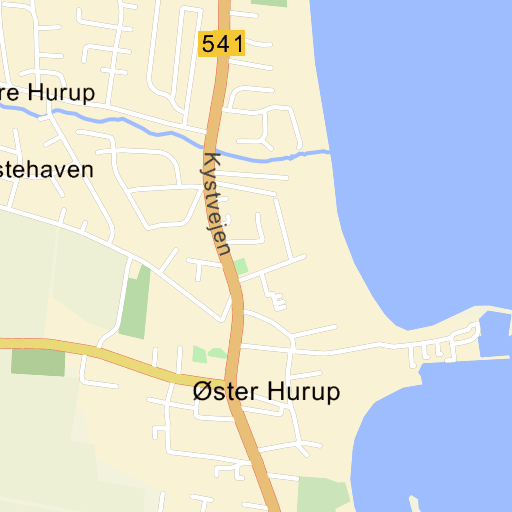 Kort Over øSter Hurup Øster hurup kort på Krak Kort Over øSter Hurup