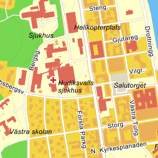 Hudiksvalls Sjukhus Karta | Karta