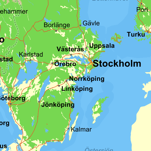 Karta Vägbeskrivning Sverige | Karta 2020